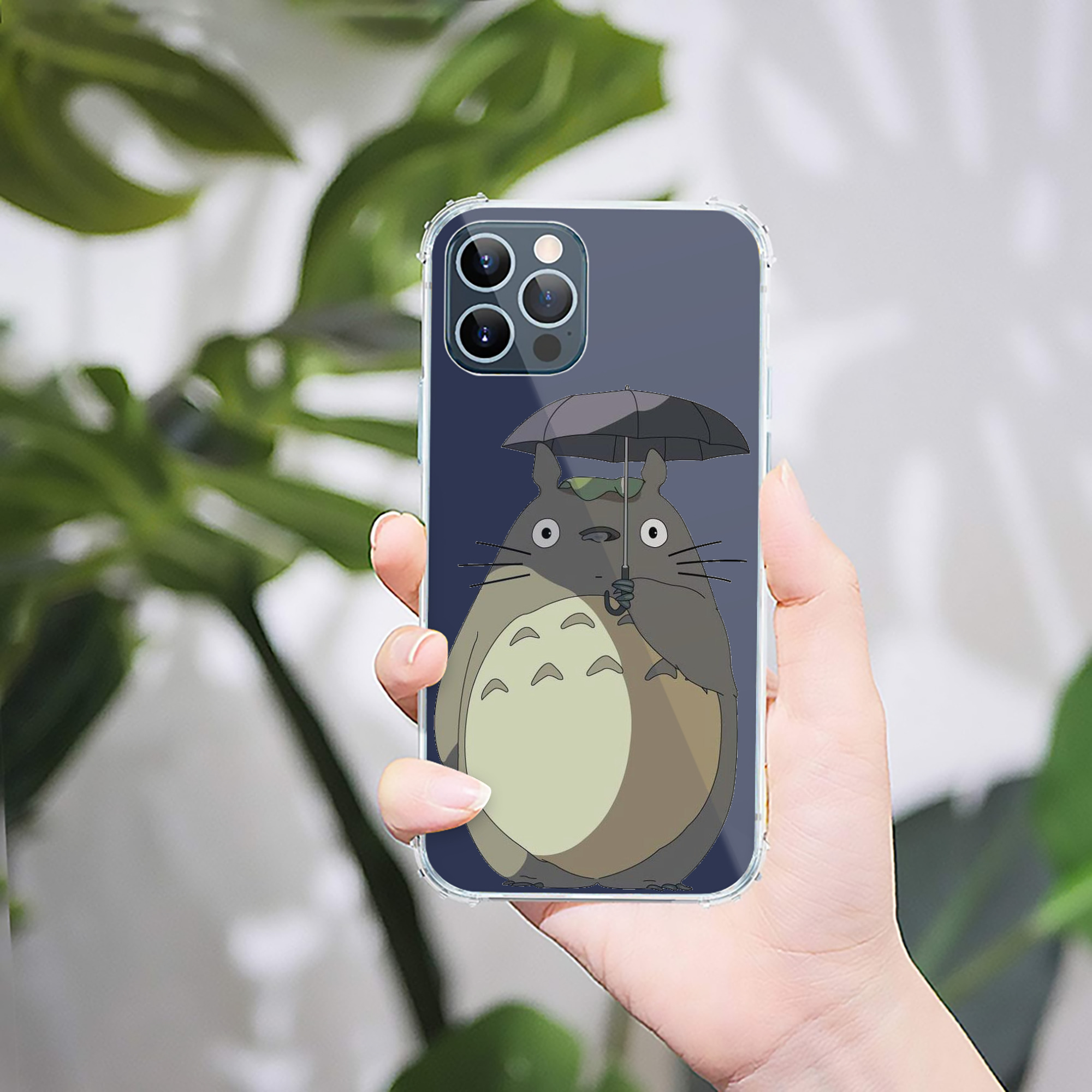 （画像用） となりのトトロ 草壁メイ 草壁サツキ My Neighbor Totoro Satsuki Kusakabe Mei Kusakabe 【iPhone 12シリーズ対応】透明スマホケース（クリアソフトケース）